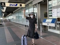 デヴィ夫人『行ってきます！！』