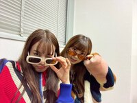 NiziUニナ＆ミイヒのお茶目なサングラスショットにファン歓喜「ビジュよすぎ」「末っ子組最強」