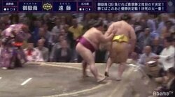 御嶽海、大関取りの足がかり作る12勝目　ライバル貴景勝の背中追う