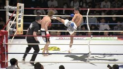 左ハイ、衝撃KO「目を開くことができない！」実況驚き 現役王者も「うわ、すっご」絶句