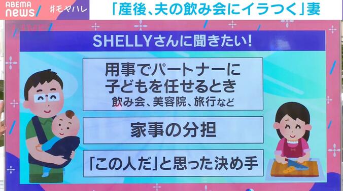 SHELLYさんに聞きたい！用事でパートナーに任せるとき、家事の分担、「この人だ」と思った決め手