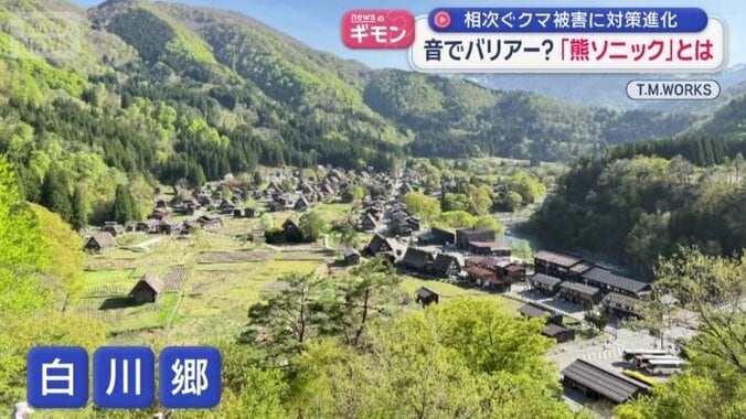 白川郷では…