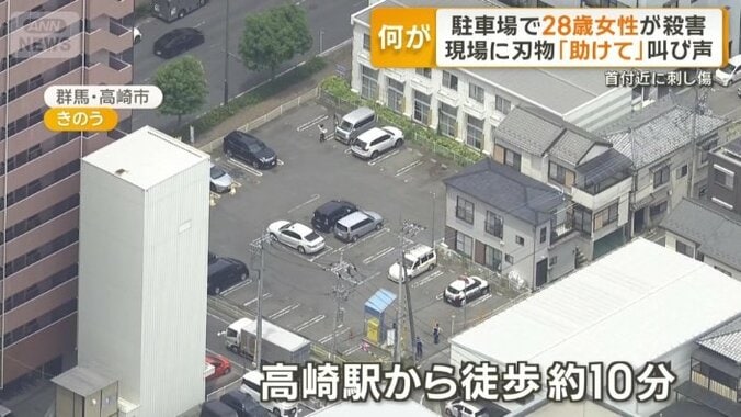 高崎駅から歩いておよそ10分のコインパーキング