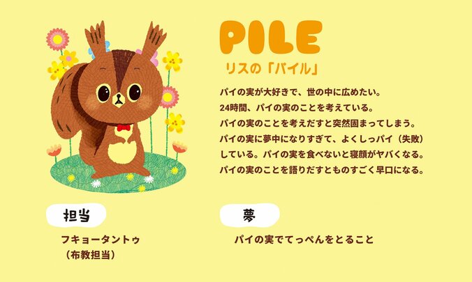 リスの「パイル」