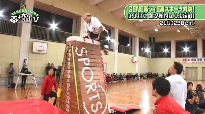 メンディー、跳び箱チャレンジで脅威の記録！　GENERATIONS＆E-girlsが呆然…「1人だけ次元が違う」 6枚目