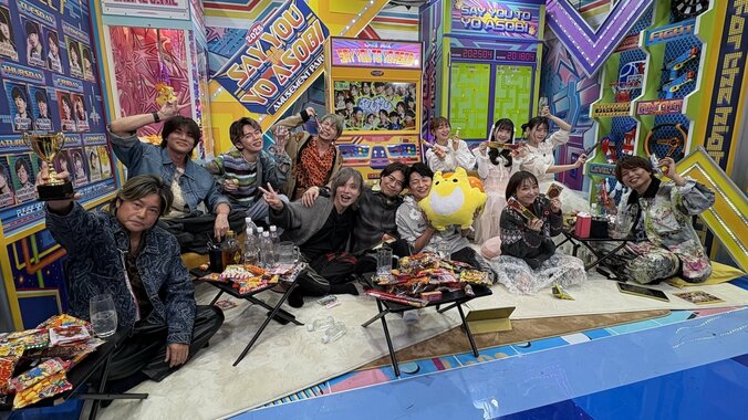 【写真・画像】下野紘の“チュッ”にスタジオ騒然！瀕死芸から召喚芸、下剋上説教まで……“名＆迷ダミヘ”が続出した『声優と夜あそび 繋 新年会SP』　1枚目