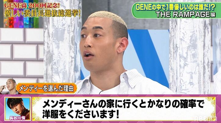 THE RAMPAGEメンバーがGENEで一番優しいと思ってるメンバーは？投票結果に片寄涼太がまさかのブチギレで大暴れ！