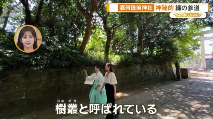 酒列磯前神社の参道