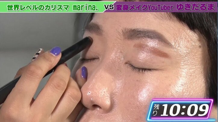 牧野ステテコ、変身メイクで「VOGUEの表紙みたい」　メイク対決の行方は…