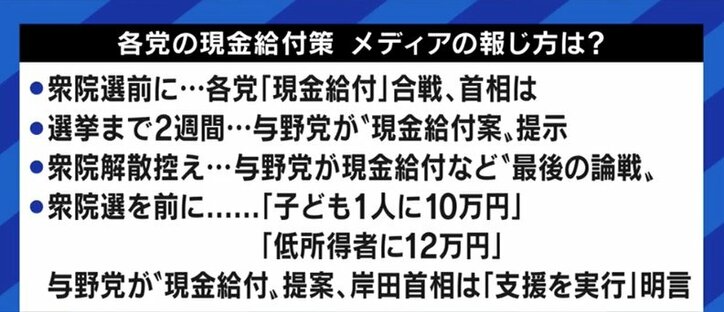 各党の“給付金バラマキ”政策にメディアも飛びつく状況…宇垣美里「選挙前にニンジンをぶら下げられているみたいな感覚」