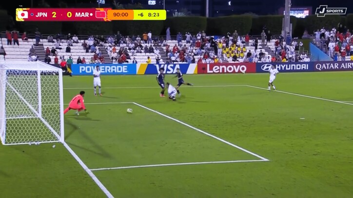 最後は平島大悟がシュートを決めて追加点