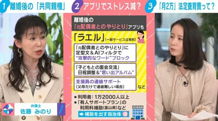 佐藤みのり弁護士/森川夕貴キャスター