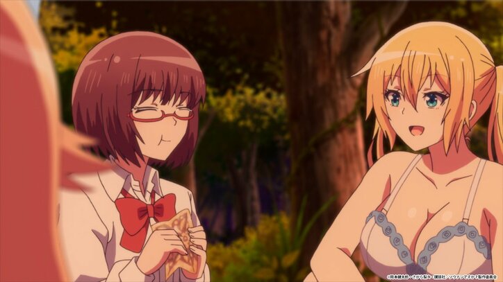 アニメ「ソウナンですか?」第5話先行カット公開! 即席“水中メガネ”で獲物を探す主人公たち