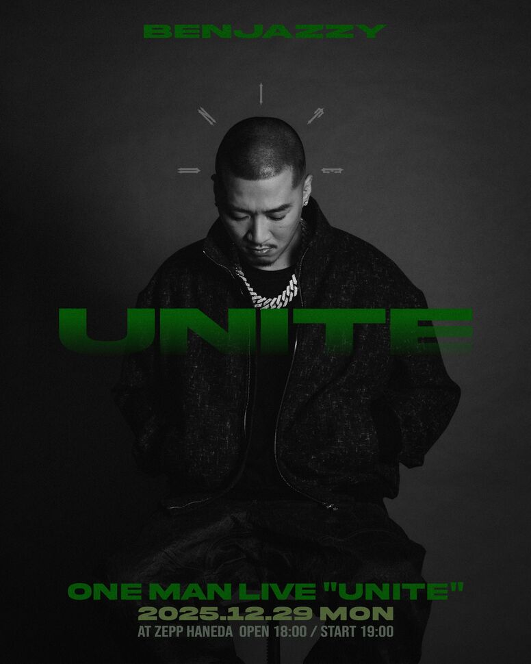 Benjazzy、12月29日（月）に初のワンマンライブ「UNITE」をZepp羽田で開催。