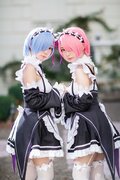 双子コスプレイヤー・穂南しずく＆もえか、「リゼロ」ラム＆レムのリアルなコスプレに反響