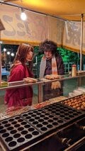 『ミステリと言う勿れ』菅田将暉＆門脇麦のたこ焼きをじーっと見つめるオフショットに「ほっこりする」「よきだ」の声