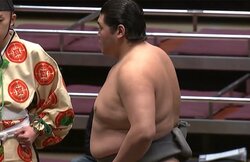 「まわしの位置が上すぎる」“超”長身力士、ただならぬ存在感に驚き「脚長すぎでしょ」