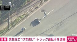 男性死亡 “ひき逃げ” トラック運転手を逮捕