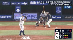 ここに投げて、ここ！　トレード加入の横浜DeNA伊藤が見せた丁寧な “指さしリード”