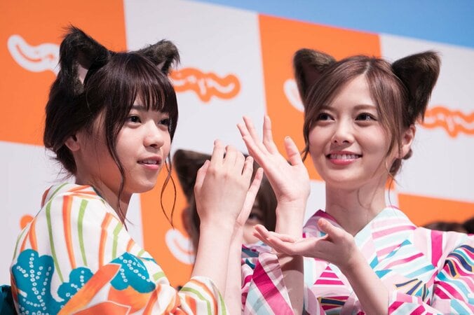 西野七瀬、猫との共演に「いっしょに寝たくなりました」　乃木坂46が猫耳でダンスを披露 2枚目