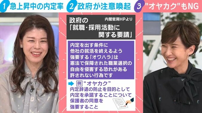 政府の「就職・採用活動に関する要請」