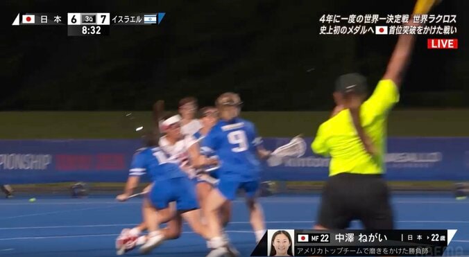 「初めてみた」世界ラクロス女子、日本代表戦で異例の3人退場劇「そんなことある？」ファンも騒然 3枚目