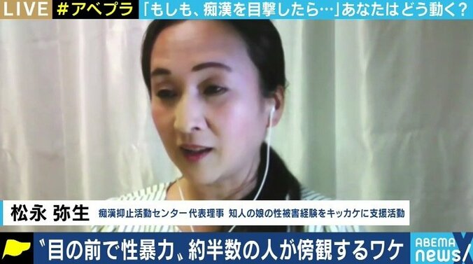 「冤罪だったら」「トラブルに巻き込まれたら」…見て見ぬ振りをしがちな痴漢やナンパ被害、まずは協力のマインドで性暴力が起きにくい社会に 6枚目