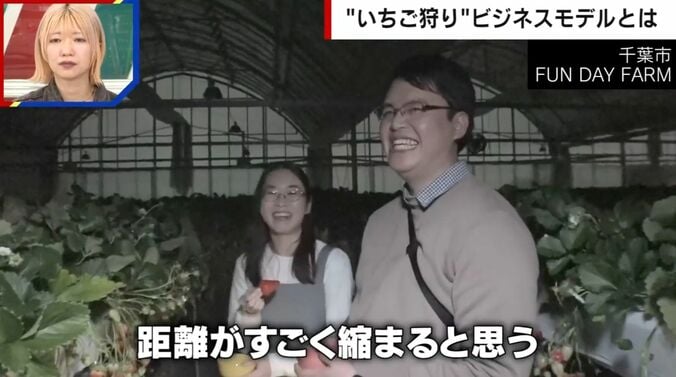 夜のいちご狩り