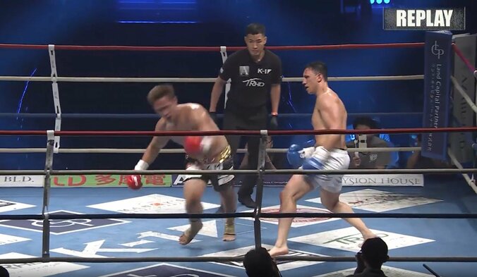 高速バックブローKO