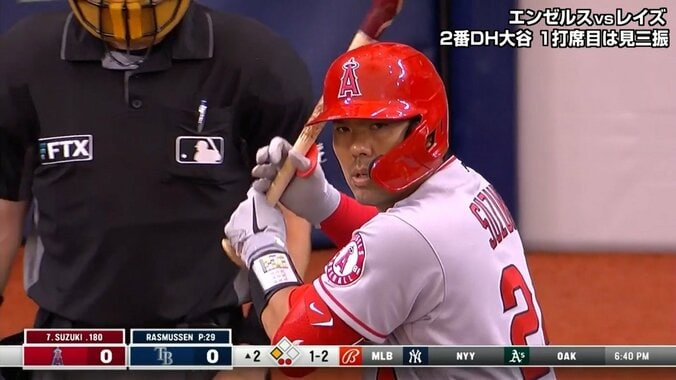 大谷翔平が出場の試合でネット裏の高齢男性が思わずビックリの珍事 「客が少ないから…」現地実況は自虐ネタも 1枚目