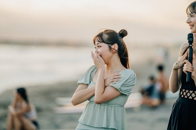 【写真・画像】「ええ！キスするの？」橋本環奈似JKグラドル、日本一のイケメン大学生との“問題シーン”にスタジオ大興奮『オオカミくん』7話　5枚目