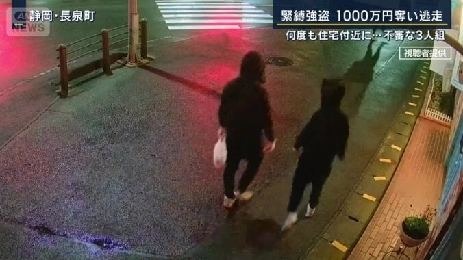 不審な3人組