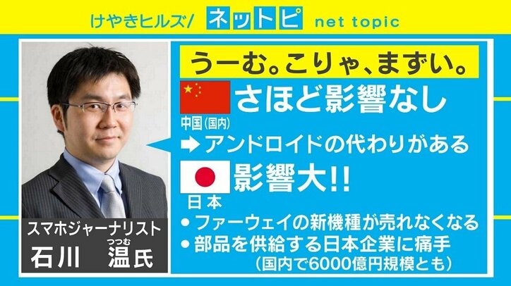 米グーグルがファーウェイに「ソフト提供停止」か、打撃受けるのは中国ではなく日本？