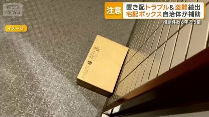 次の日、ドアを開けると荷物が置かれていた