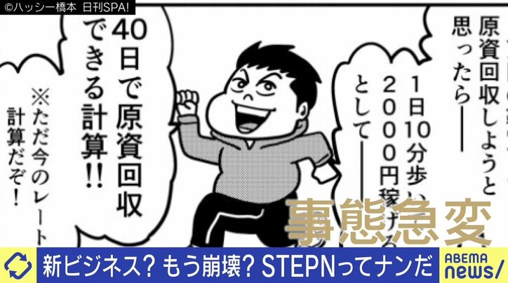 “歩いて稼ぐ”「STEPN」とは? 仮想通貨暴落で崩壊の危機も…ひろゆき氏「暴落ではない、他のゲームより息は長いと思う」