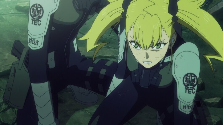 アニメ「怪獣８号」10話場面カット 四ノ宮キコル