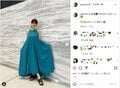 岸明日香、ブルードレス姿のオフショットを披露「綺麗です～!!」「スタイル抜群」と絶賛の声