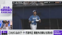 【映像】落合・清原レベル！ 日ハム万波が弾丸ライナー右打ち驚弾