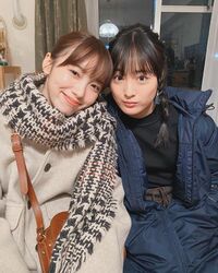 「美女コンビ」「可愛すぎる」大友花恋、飯豊まりえの2ショットにファン絶賛