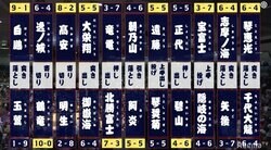 大相撲名古屋場所十日目　幕内後半結果