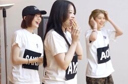 全米デビューが決定している3人の美女に「本物だ！」「オーラがすごい」練習生たちが対面し大興奮