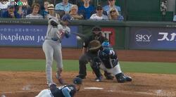 大谷翔平、180キロ“爆速”3ベースに「速すぎて見えない」「ハンパないw」一瞬で外野に到達した異次元打球