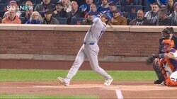 大谷翔平のPS第3号弾丸ホームランに相手外野手“確信フリーズ”…わずか3秒でスタンド到達に敵地沈黙「追いかけるのやめてるw」