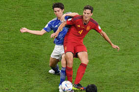 【W杯】日本の大逆転に現地サポーター大盛り上がり！　コスタリカ同点、電光掲示板に“暫定首位”の表示