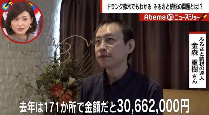 昨年のふるさと納税実績は「171カ所、約3000万円」　控除に加え「返礼品だけで食べていける」は“金持ち優遇”なのか？ 3枚目