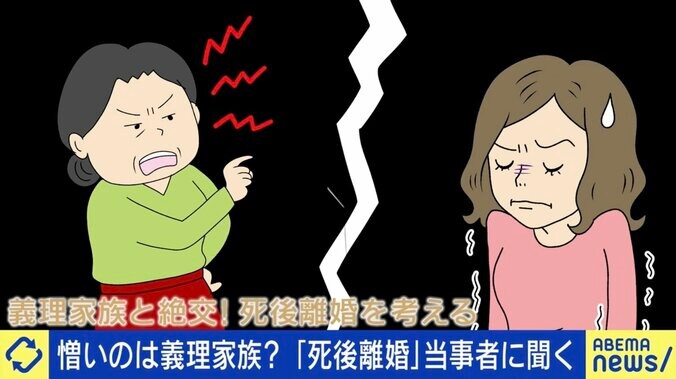 嫁姑バトルの最終地点？旦那死んでもまだ憎い？ 増加する“死後離婚” 「20年の恨みを晴らしてすっきりした」当事者に聞く 1枚目