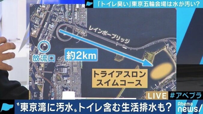 「残ったトイレットペーパーが泡のように…」「五輪には到底間に合わない」お台場の汚水に衝撃…今からでもできる東京湾の対策は 3枚目