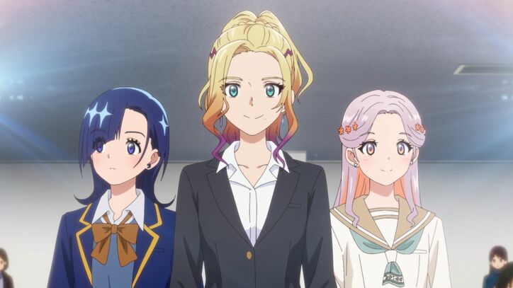 アニメ『メダリスト』第14話鯱城理依奈場面カット