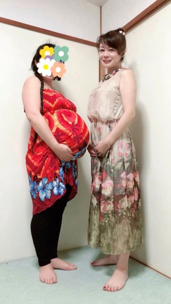 北山みつき 出産間近となった48歳の妹と2ショット 予定日は22日だそう 話題 Abema Times