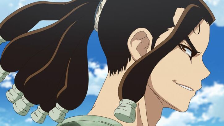 アニメ「Dr.STONE NEW WORLD」石化を逃れたスイカと銀狼、船から大脱走に挑む!第9話先行カット&あらすじ公開